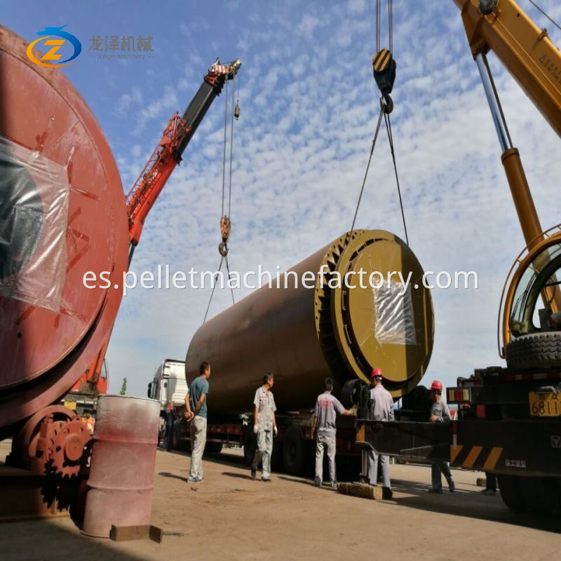 Máquina de secado de tambor giratorio de sailería de buena calidad de 4t/h biomasa de desechos de desechos de biomasa